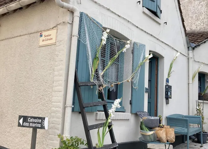Authentique Maison De Pecheur Entre-Terre & Mer Avec Un Poele A Bois A Disposition